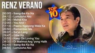 Renz Verano Greatest Hits ~ Best Songs Tagalog Love Songs 80's 90's Nonstop