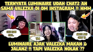 Ternyata LUMINAIRE Udah Chat2an Sama VALEZKA Di DM Instagram! LUMINAIRE Ajak Makan & Jalan2 VALEZKA!