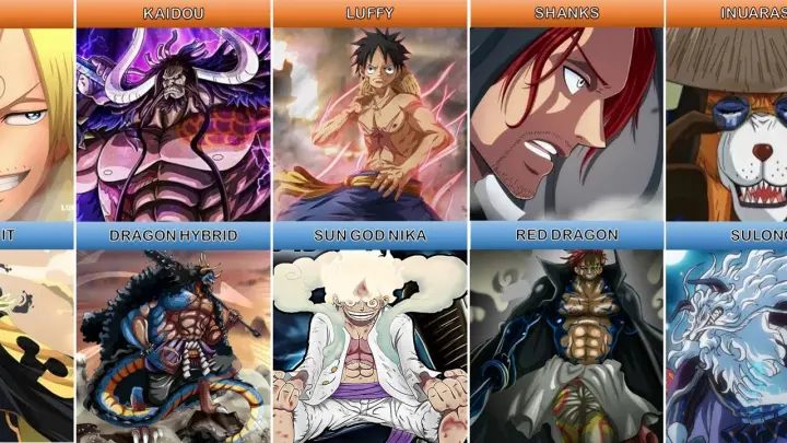 One Piece Final Forms of Popular Characters | Gear 5
