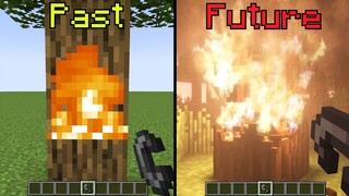 minecraft: past physics vs future physics