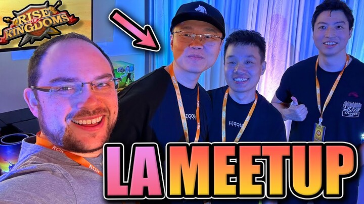 I met the Rise of Kingdoms CEO [VIP 19, T6, and more...] LA meetup summary