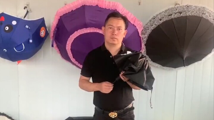 ร่มเปลี่ยนสีเมื่อโดนน้ำ!