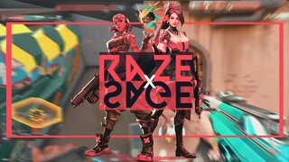 RESTART  | Valorant highlights | Raze x Sage plays