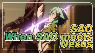 Sword Art Online| When SAO meets Nexus