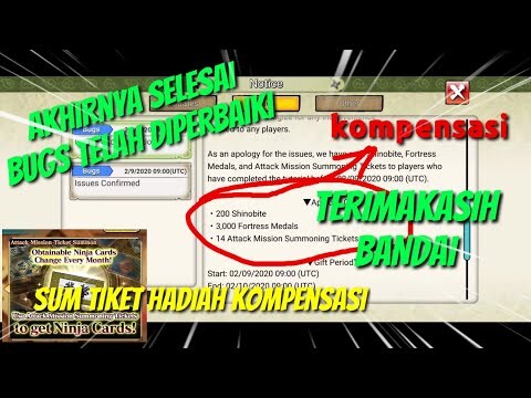 Akhirnya Bugs Terselesaikan || Summon Tiket Hadiah Kompensasi Bugs || NxB Ninja Voltage ||#umarhusni