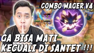 COMBO MAGER V4 ! ASLI GAK BAKAL BISA MATI HERO GUA KECUALI DI SANTET !!!