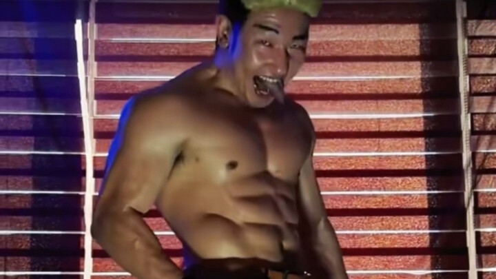 Cosplay terbaru Shanriki Ryuji dalam The King of Fighters oleh Yang Dada