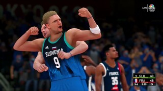 SLOVENIA VS FRANCE I Semi Finals  I Full Game Highlights I 2021 Tokyo Olympics   I NBA 2K21