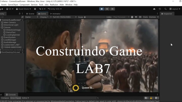 Construindo Game Lab7/001 - Menu Costumização