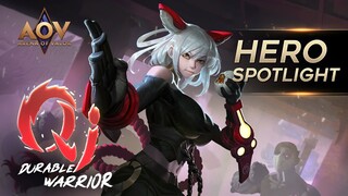 The Most Durable Warrior - Hero Spotlight Qi - Garena AOV