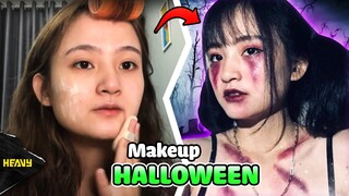 [Vlog] Alice Makeup Halloween Hù Dọa Mọi Người | HEAVY Alice