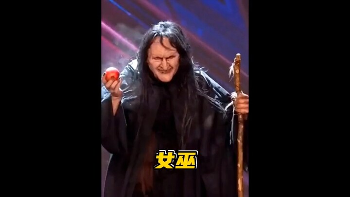 The witch performed a mind-blowing magic trick that scared the judges to death.