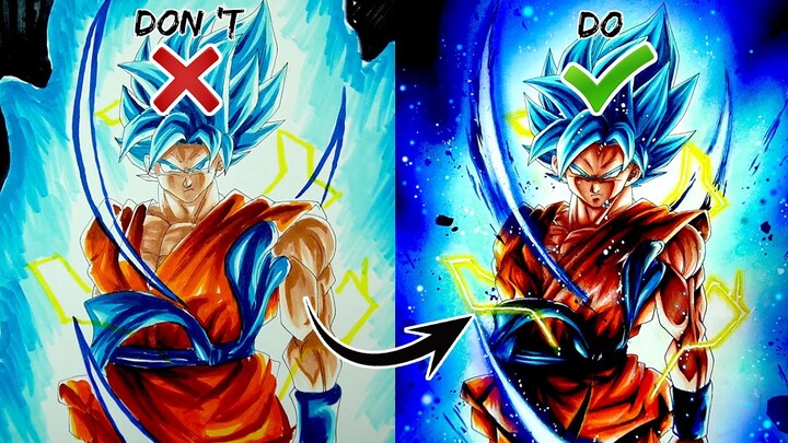 DO VS DON'T(Explained) / Dragon Ball Drawings