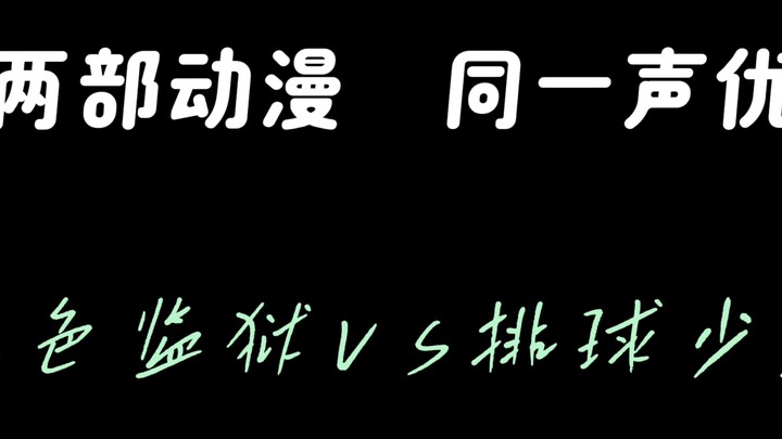 月岛萤和月岛明光走到哪都是兄弟呢！两部动漫同一声优《蓝色监狱》VS《排球少年》