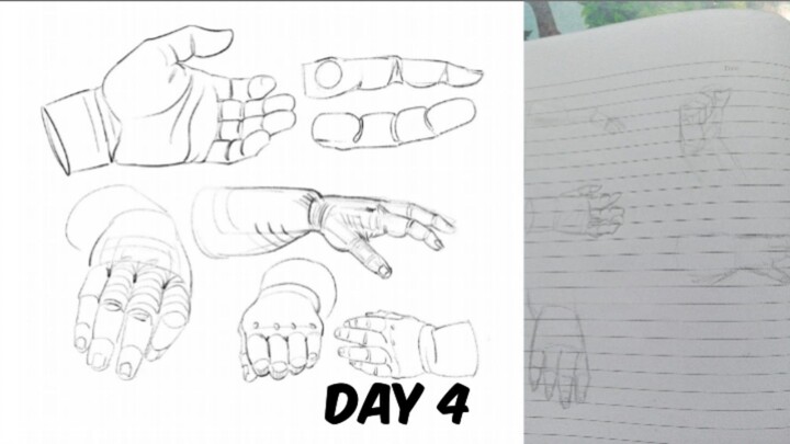 Day 4 Belajar Gambar Lagi Dari Nol (Anatomi Tangan Part 1)