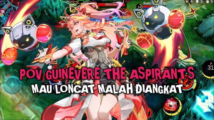 POV GUINEVERE NIAT LONCAT MALAH DIANGKAT ⁉️🥵