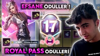 M17 ROYAL PASS PUBG MOBİLE TÜM ÖDÜLLER - YENİ GELECEK PREMİUM SANDIK PUBG