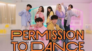 Reaksi cover dance BTS "Permission to Dance"