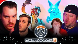 Reacting to EVERY Overwatch 2 Hero Trailers || Group Reaction