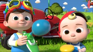 Balloon Boat Race _ CoComelon Nursery Rhymes & Kids Songs