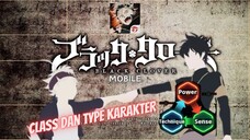 Black Clover Mobile ! Class dan Type Karakter