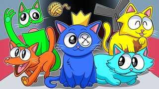 RAINBOW FRIENDS, But They're CATS?! Rainbow Friends 2 Animation