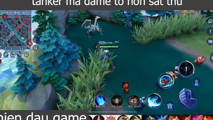 tanker mà dame to hơn sát thủ p2 #chiendaugame
