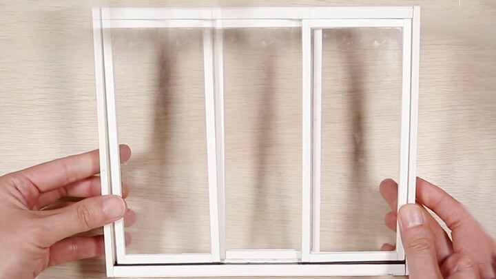 DIY ห้องนอนย่อส่วน "หน้าต่างแม่เหล็กง่ายต่อการรื้อถอน"
