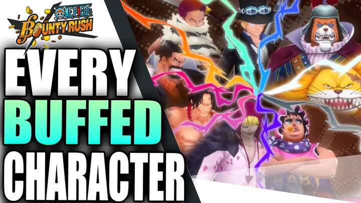 All Newly Buffed Characters Gameplay in One Video... | One Piece Bounty Rush
