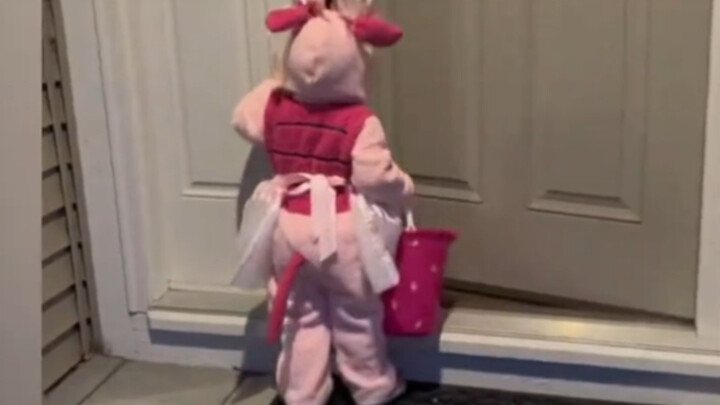 好可爱好可爱的“trick or treat”不给糖就捣蛋