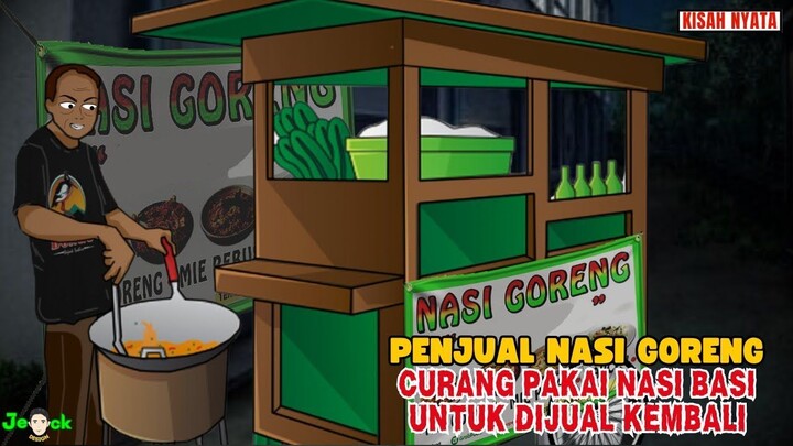 AZAB PENJUAL NASI GORENG PAKAI NASI BASI UNTUK DIJUAL KEMBALI  SINETRON AZAB