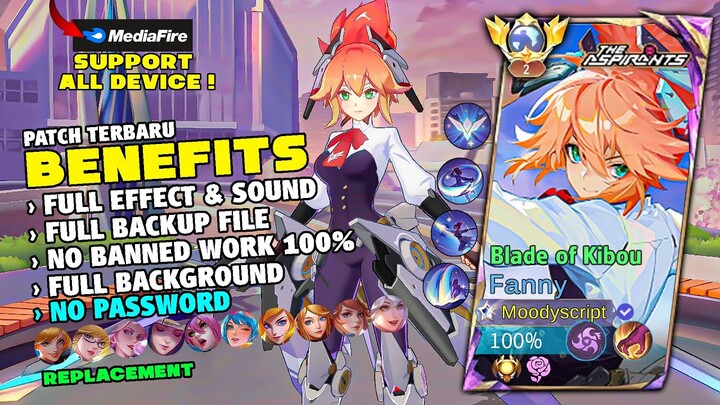 NEW! | Fanny Aspirants Blade of Kibou Skin Script No Password | Full Effect & Full Sound | MLBB