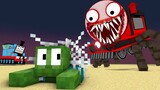 Monster School : CHOO CHOO CHARLES VS THOMAS THE TRAIN HORROR CHALLENGE - Minecraft Animation