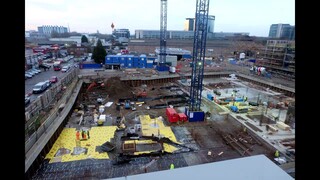 Brentford Lock West 1 Construction Time Lapse