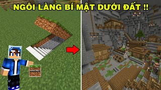 Cùng Mình Sinh Tồn Khám Phá | Ngôi Làng Dưới Lòng Đất | TRONG MINECRAFT PE..!!