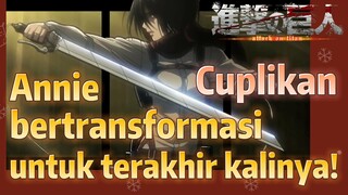 [Attack on Titan] Cuplikan | Annie bertransformasi untuk terakhir kalinya!