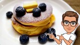 Fluffy Japanese Pancake Recipe | Resepi Penkek Lembut dan Gebu | Souffle Pancakes
