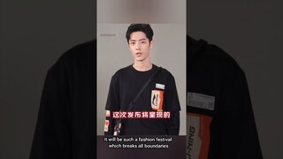 Xiao Zhan promoting live stream of Li-Ning today!(eng sub)