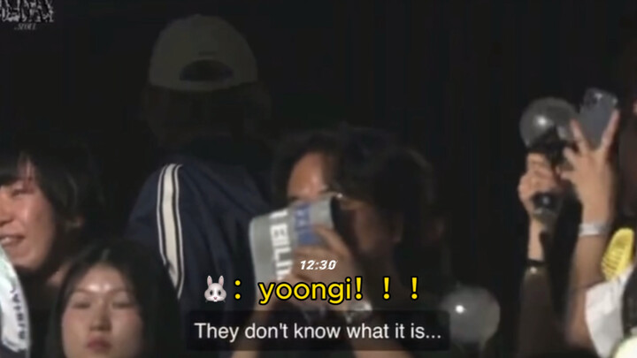 67: Yoongi!!! Dua anak itu suaranya besar banget hahaha