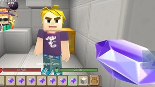 TRADING AMETHYST GEMS TO RANDOM PARTY IN SKYBLOCK -BLOCKMAN GO