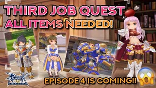 3RD JOB CHANGE QUEST — ALL ITEMS NEEDED! | Ragnarok Mobile Eternal Love