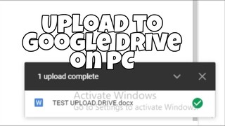 Cara upload file ke drive di PC [Terbaru]