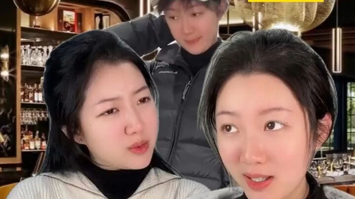 当留子在外说中文be like