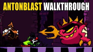 Antonblast: Hell Manor Stage 12 Walkthrough