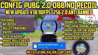 CONFIG SUNTIK PUBG TERBARU 2.0 CONFIG BRUTAL OBB NO RECOIL NO SHAKE CONFIG PUBG MOBILE 2.0 TERBARU