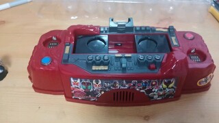 The Kamen Rider Battle Rite includes the transformation sound effects and skills of the nine Heisei 