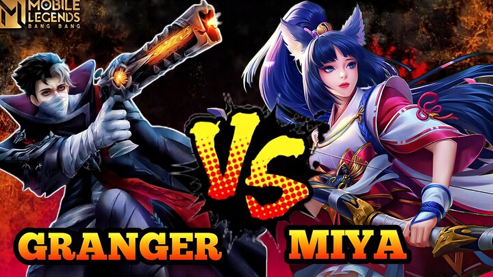 GRANGER VS MIYA GOLD LANE !! AUTO MANIAC 🔥🔥