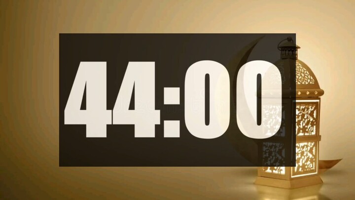 44 Minute Timer | Loud Alarm | Time call