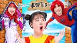 Baby Doll Was Adopted By Spiderman Family - Funny Stories About Baby Doll Family
