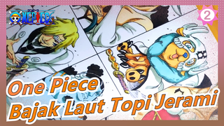 [One Piece] Menggambar Bajak Laut Topi Jerami Gaya Espada_2